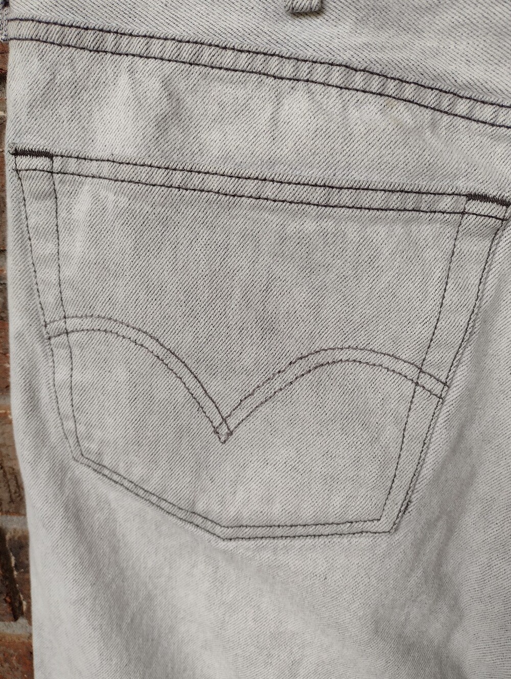 Levi's 501 XX Button Fly Jeans Mens 36X29 Light Wash Straight Leg Vintage 90's - Picture 8 of 11